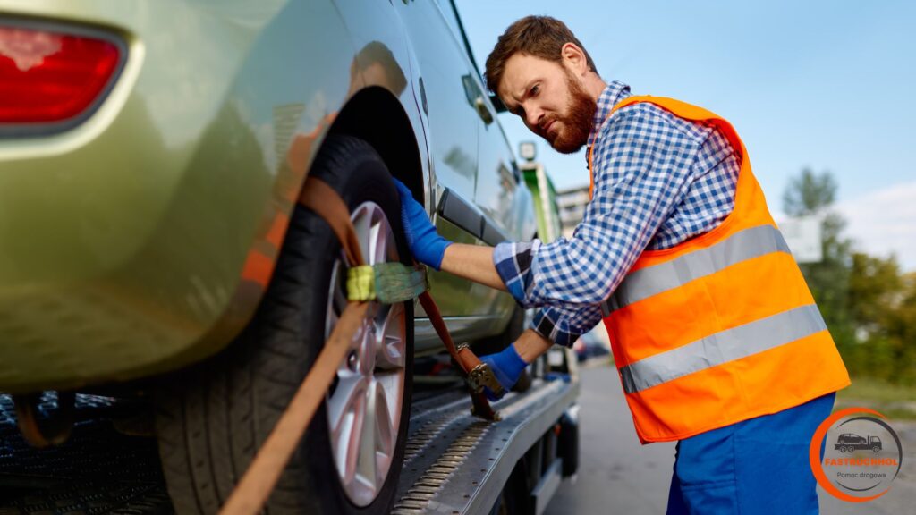 auto zabezpieczane na lawecie